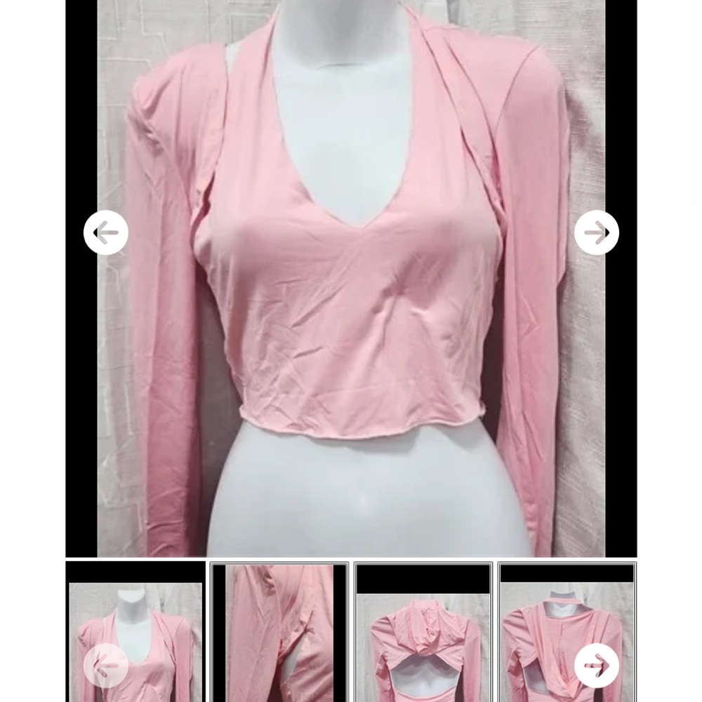 Pink tops - tank and shrug Women's Tops